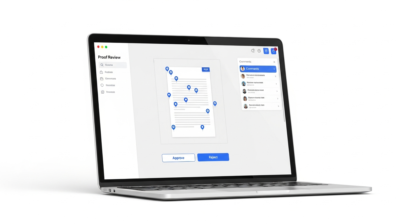 Online Proofing Interface